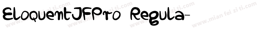 EloquentJFPro Regula字体转换